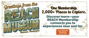 image of a logo for the Reach Roadhouse Roadtrip