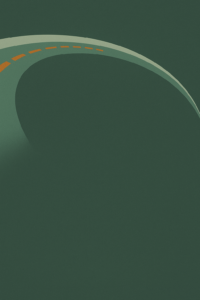 Vintage-style green background with subtle map and travel road elements, used for the REACH Museum Membership Roadtrip landing page hero section.